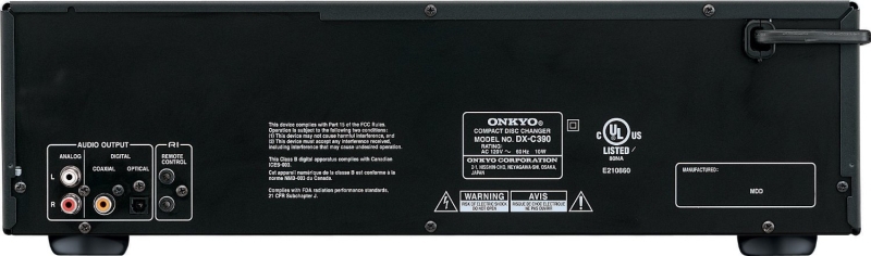 Onkyo DX-C390 Black по цене 30 000 ₽