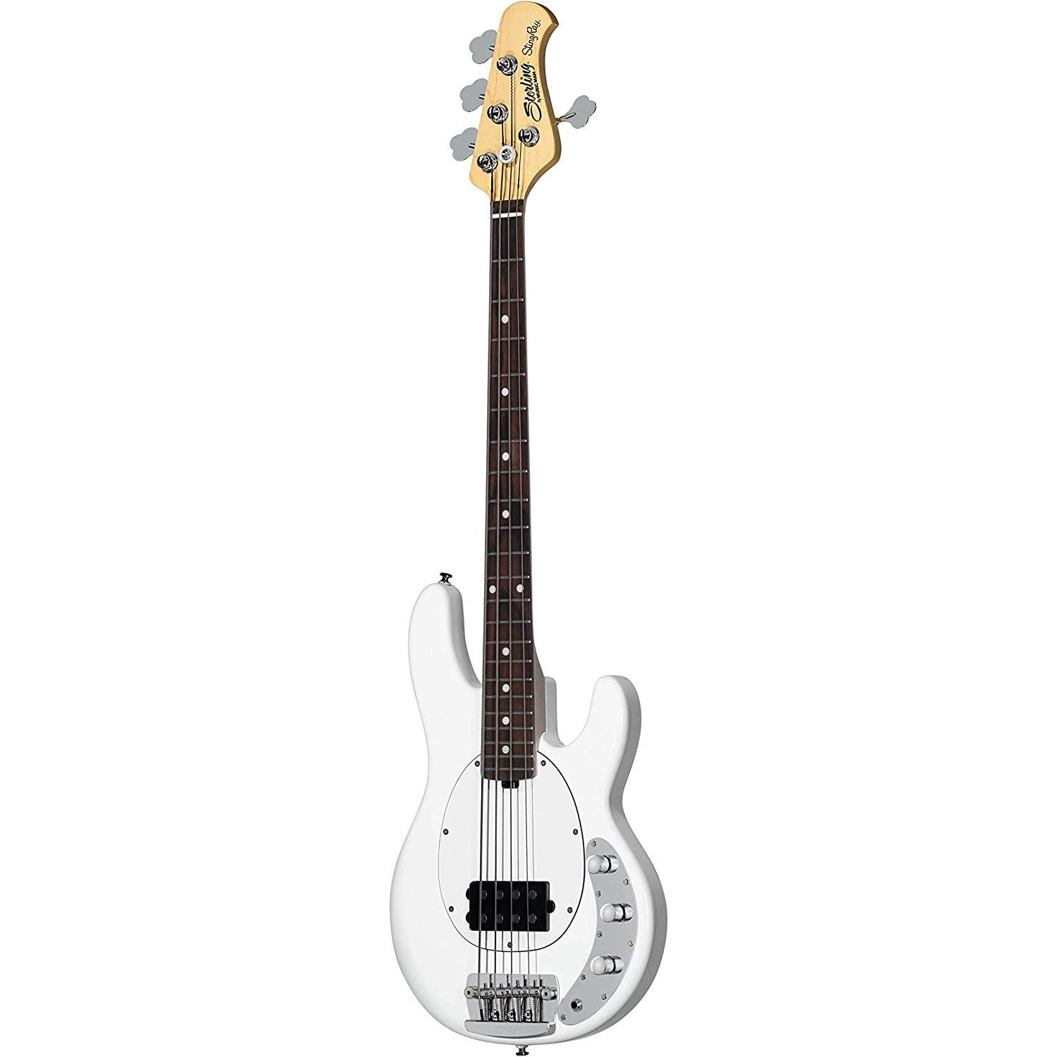 Sterling By Music Man StingRay Short Scale RAYSS4 Olympic White по цене 82 280.00 ₽