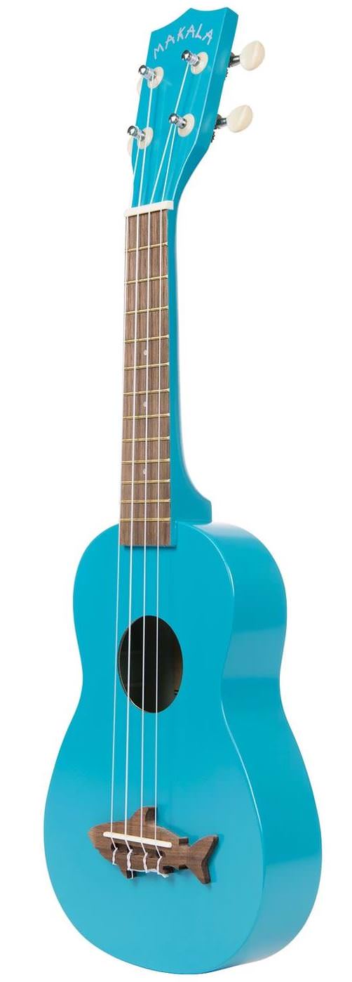 Kala MK-SS/BLU Makala Shark Soprano Ukulele Mako Blue по цене 5 400 ₽