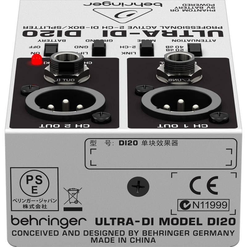 Behringer ULTRA-DI DI20 по цене 2 850 ₽