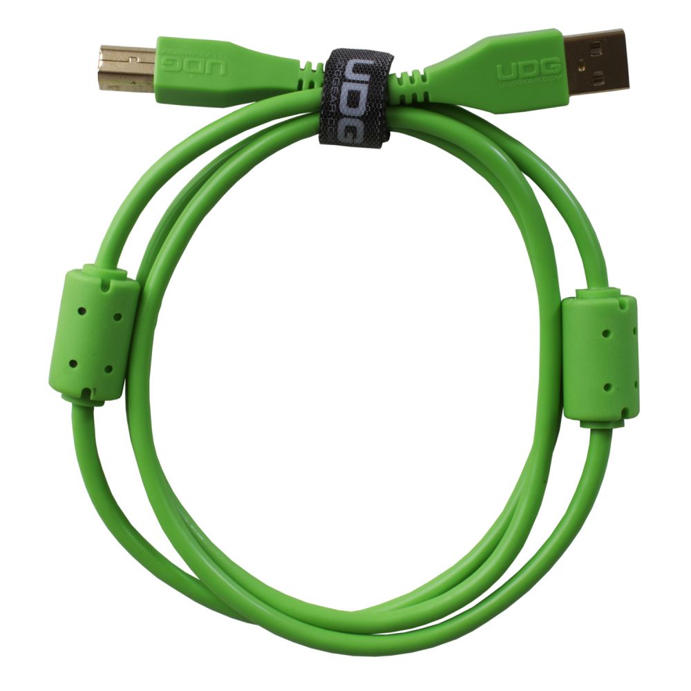 UDG Ultimate Audio Cable USB 2.0 A-B Green Straight 1 m по цене 2 016 ₽