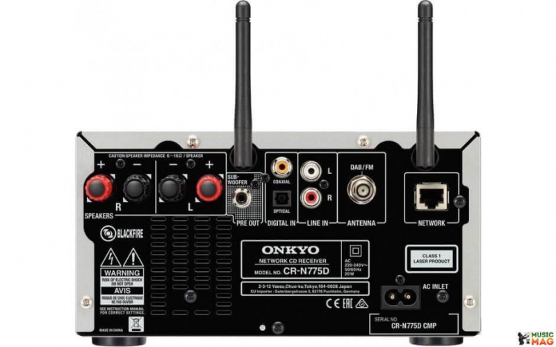 Onkyo CR-N775D Black по цене 66 000 ₽