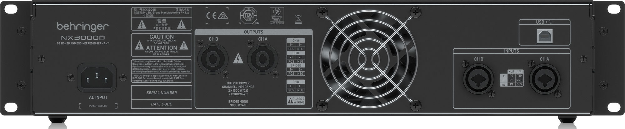 Behringer NX3000D по цене 42 704.00 ₽