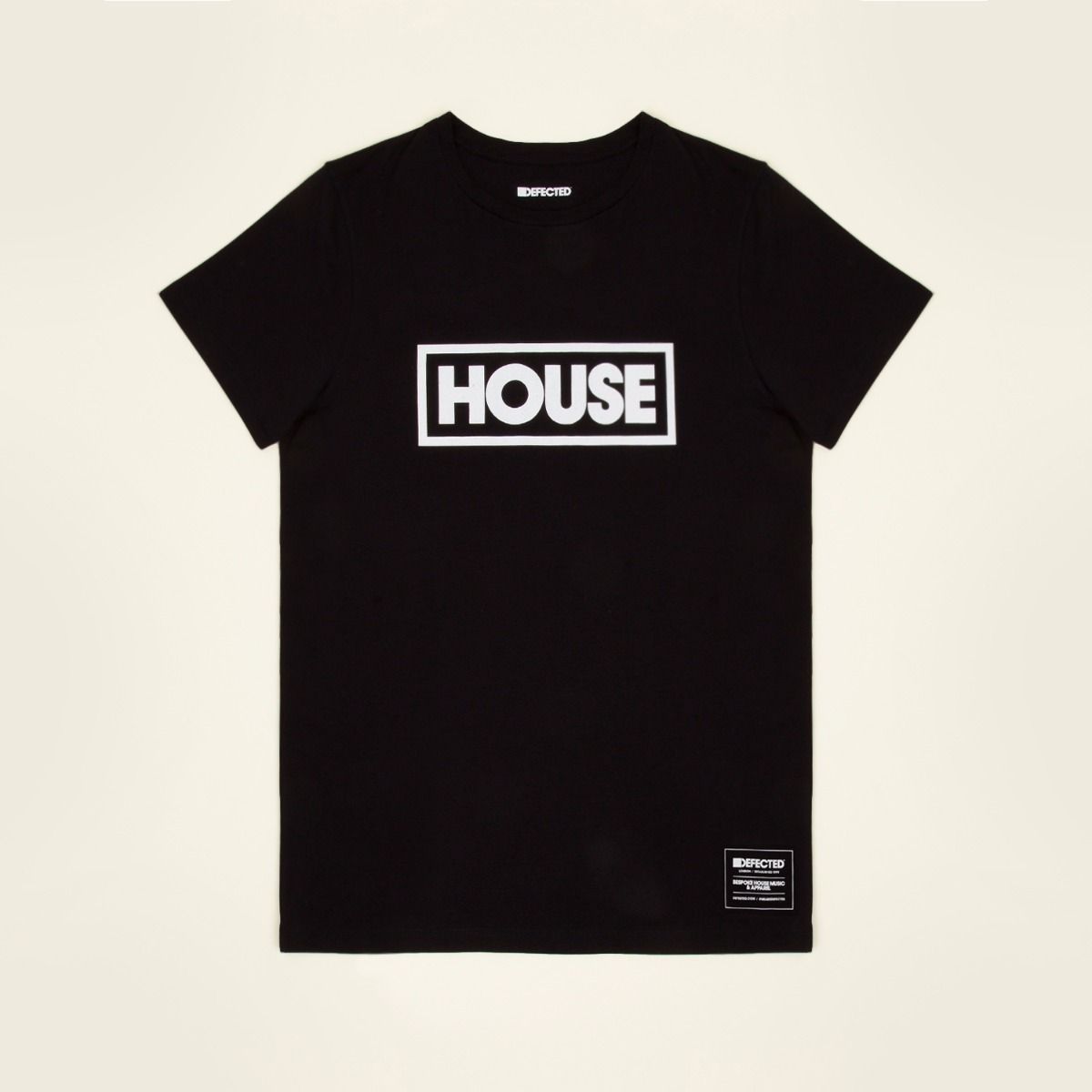 DEFECTED HOUSE MEN S BLACK T SHIRT