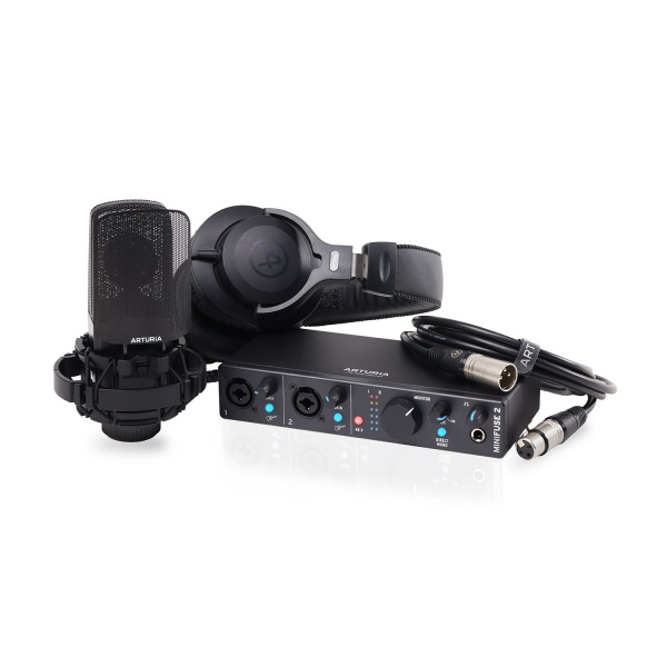 Arturia MiniFuse Recording Pack Black по цене 38 500 ₽