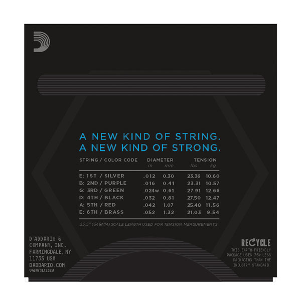 D'Addario NYXL1252W по цене 1 600 ₽