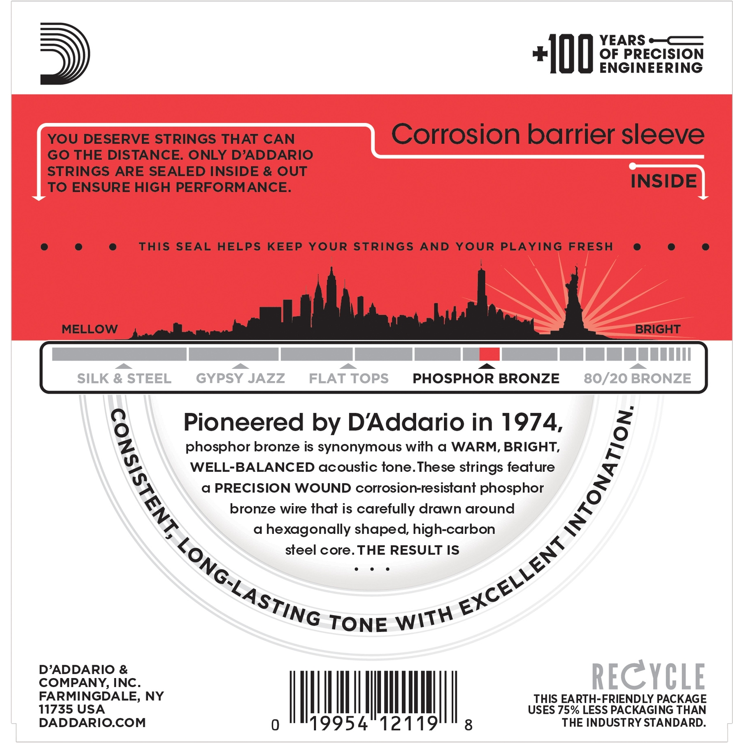 D'Addario EJ39 по цене 3 000 ₽