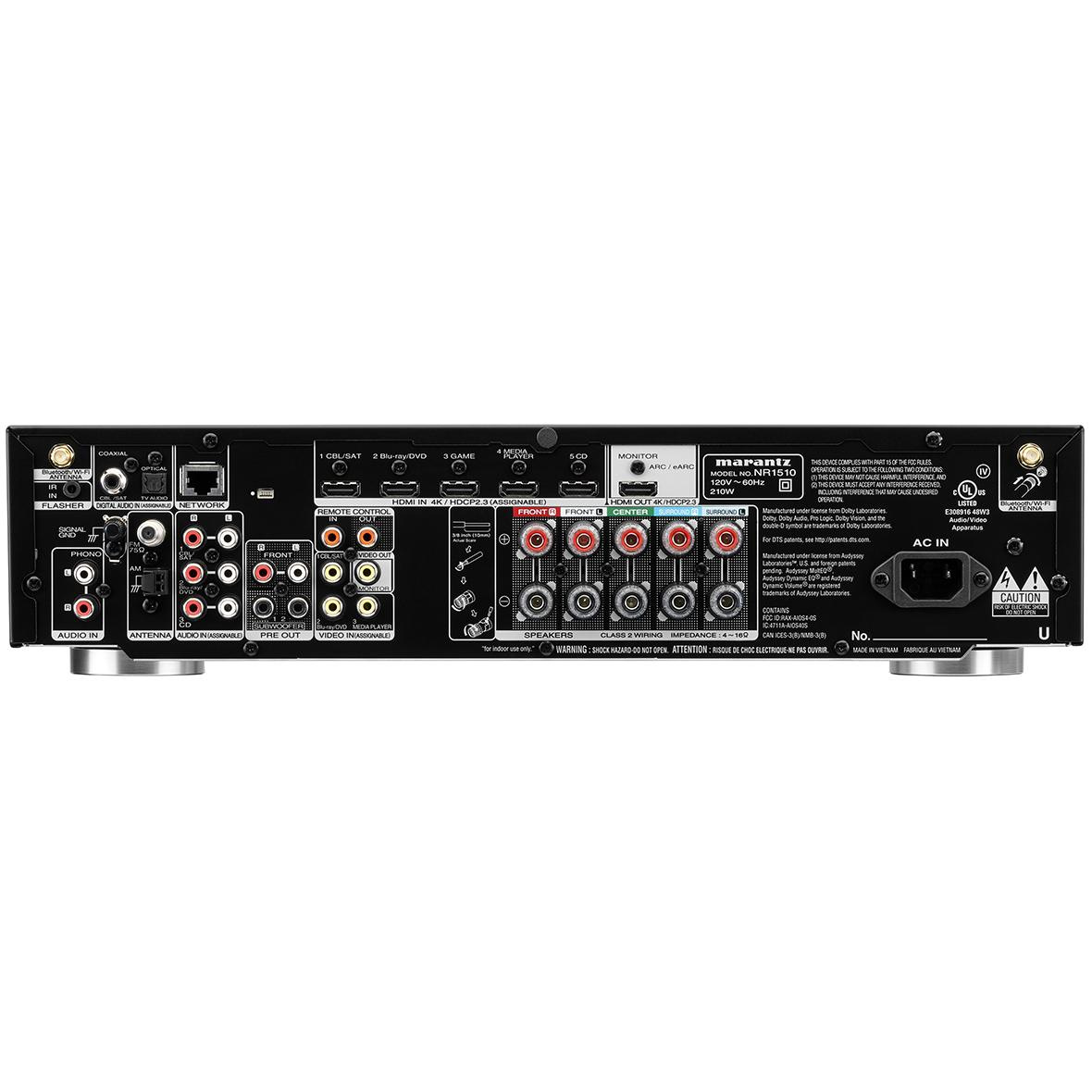 Marantz NR1510 Black по цене 83 000 ₽