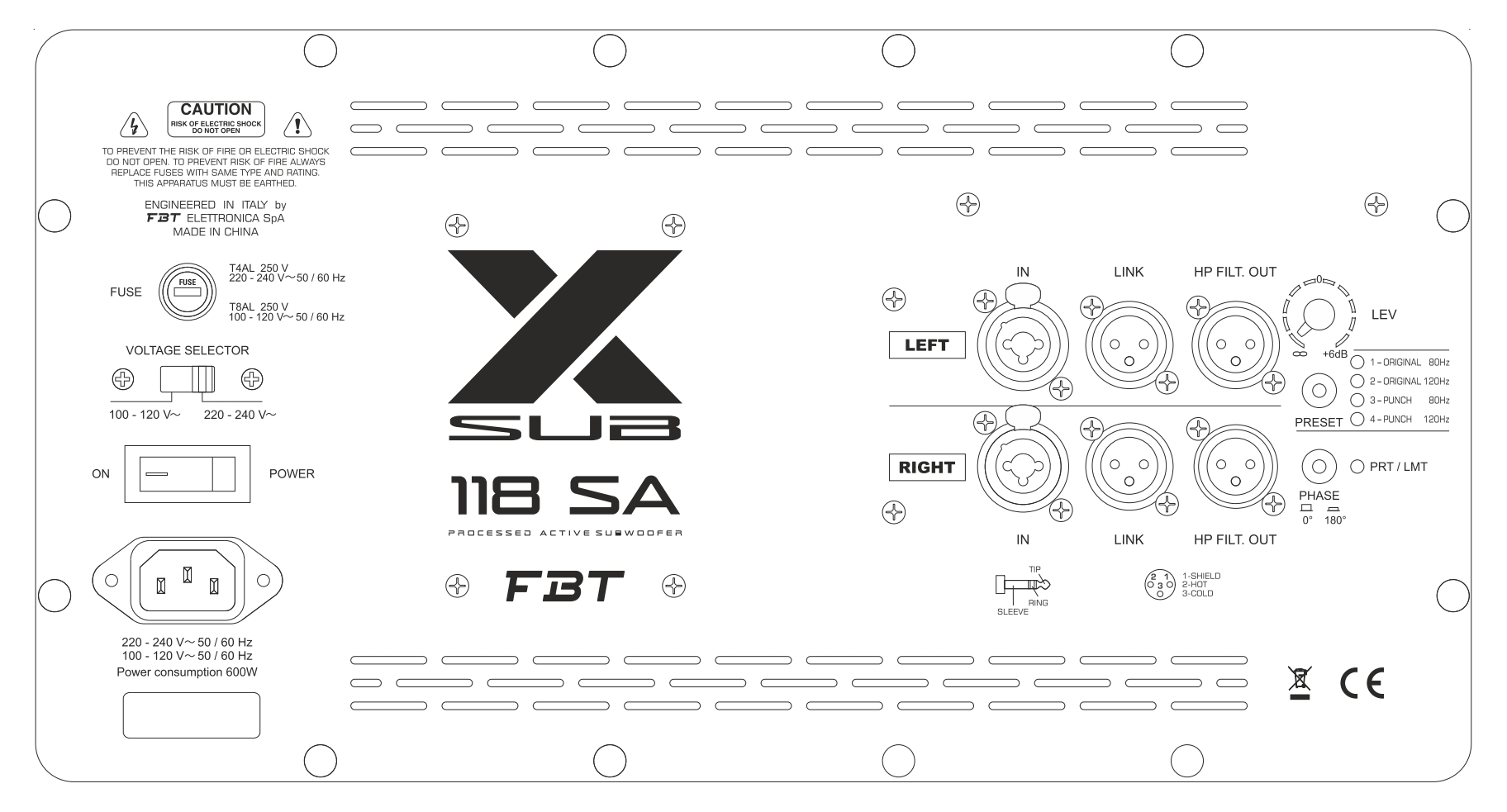 FBT X-SUB 118SA по цене 150 000 ₽