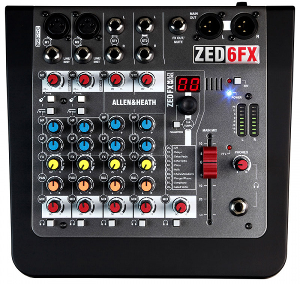 Allen & Heath ZED6FX по цене 30 588.03 ₽