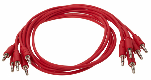 Erica Synths Eurorack Patch Cables 90cm, 5 Pcs Red по цене 1 250 ₽