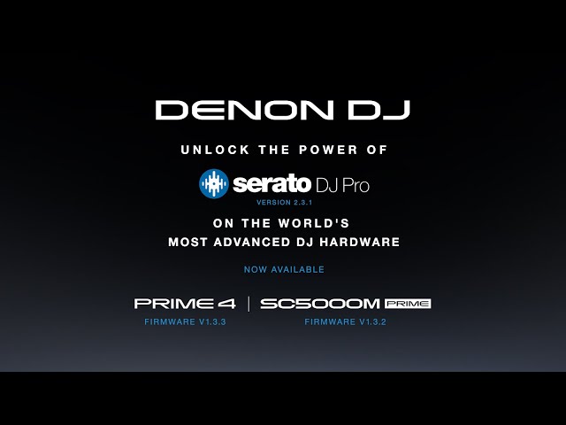 Control Serato DJ Pro with Denon DJ PRIME 4 & SC5000M
