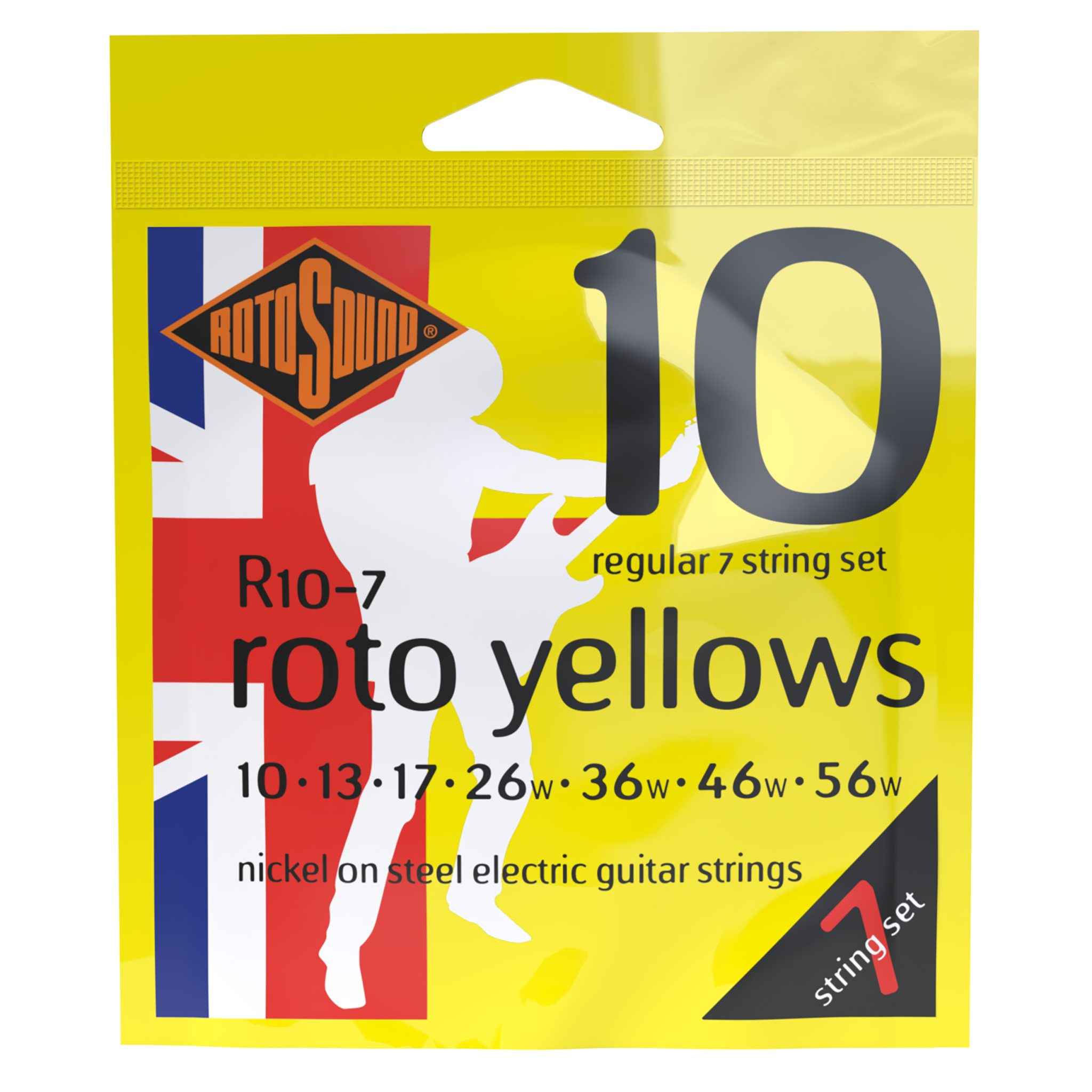 Rotosound R10-7 Strings Nickel Regular по цене 810.00 ₽