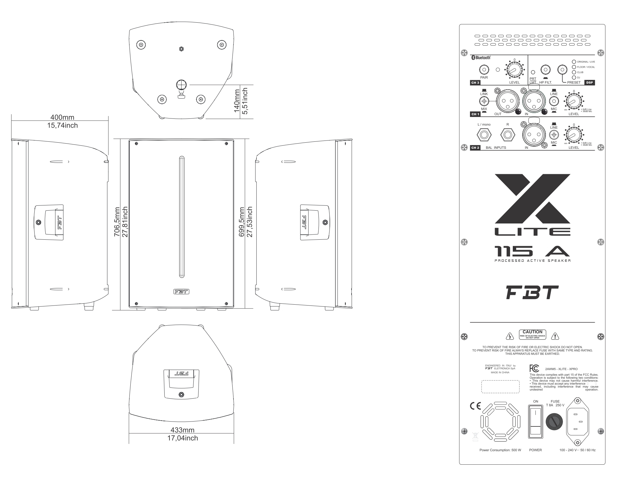 FBT X-LITE 115A по цене 90 000 ₽
