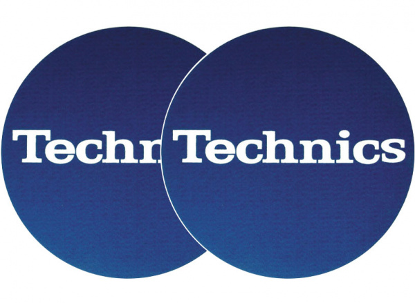 Slipmat-Factory Technics Blue Logo White (пара) по цене 1 180 ₽