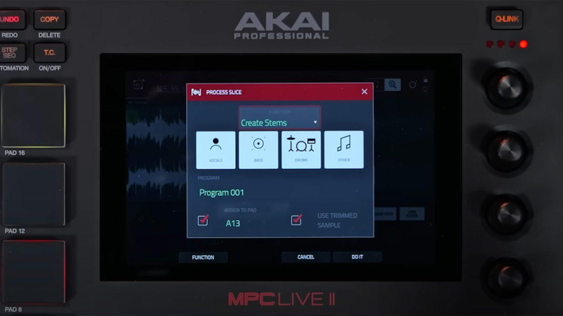 AKAI PROFESSIONAL | В автономное оборудование MPC теперь можно добавить разделение стемов