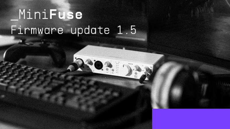 ARTURIA | MiniFuse. Обновление прошивки 1.5