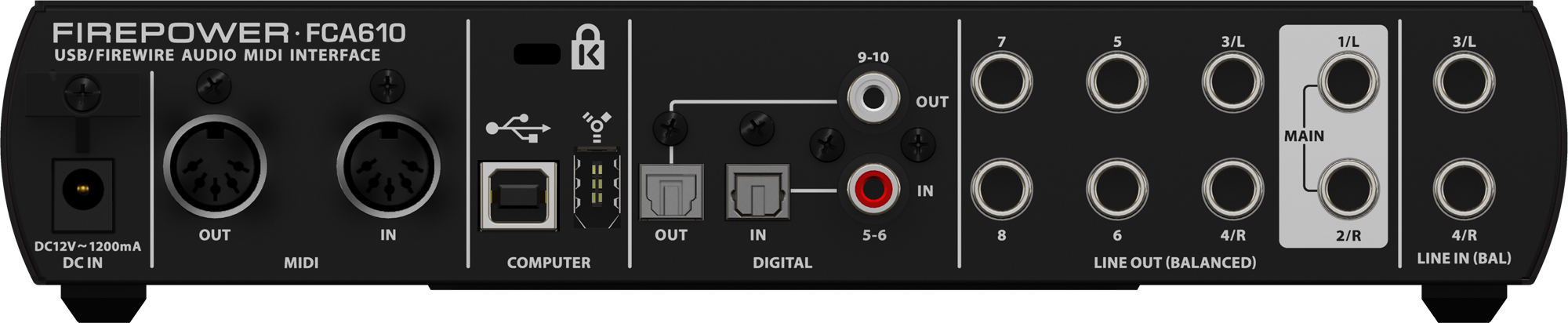 Интерфейс dc. Behringer fca610. behringer 610. fca 610. цифровой интерфейс аудио.