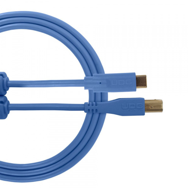 UDG Ultimate Audio Cable USB 2.0 C-B Light Blue Straight 1.5m по цене 1 360 ₽