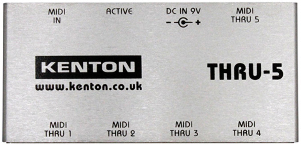Kenton Thru 5 – 1 MIDI IN to 5 THRU