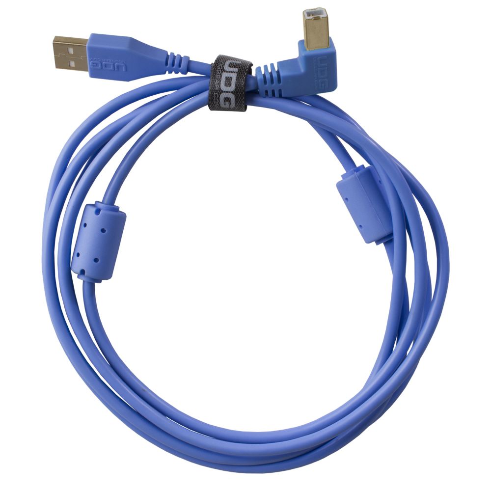 UDG Ultimate Audio Cable USB 2.0 A-B Light Blue Angled 1m по цене 900 ₽