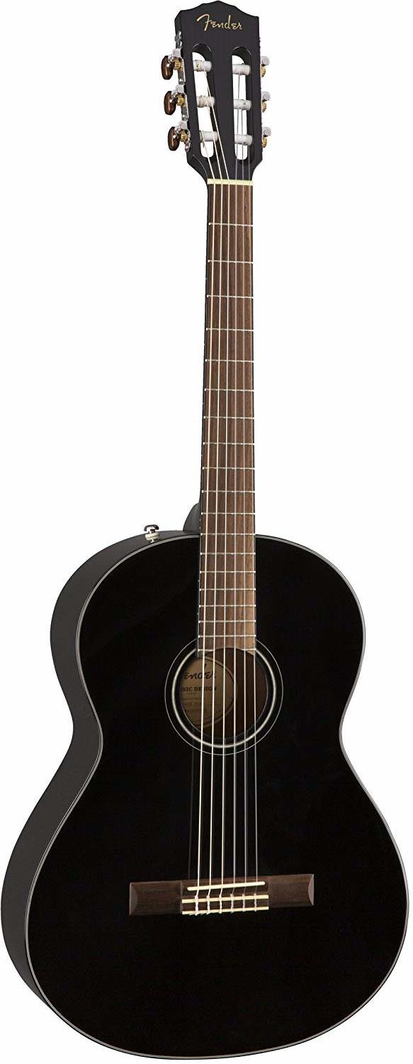 Fender CN-60S Nylon Black по цене 27 170 ₽