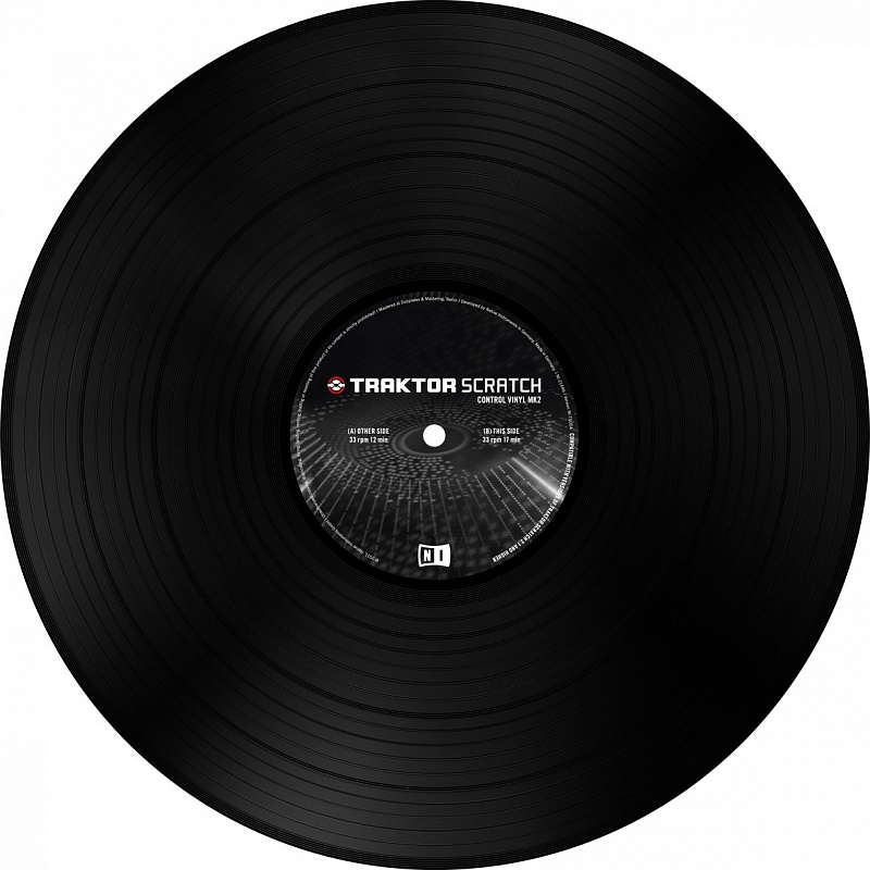 Native Instruments Traktor Scratch Pro Control Vinyl Black Mk2 по цене 4 000 ₽