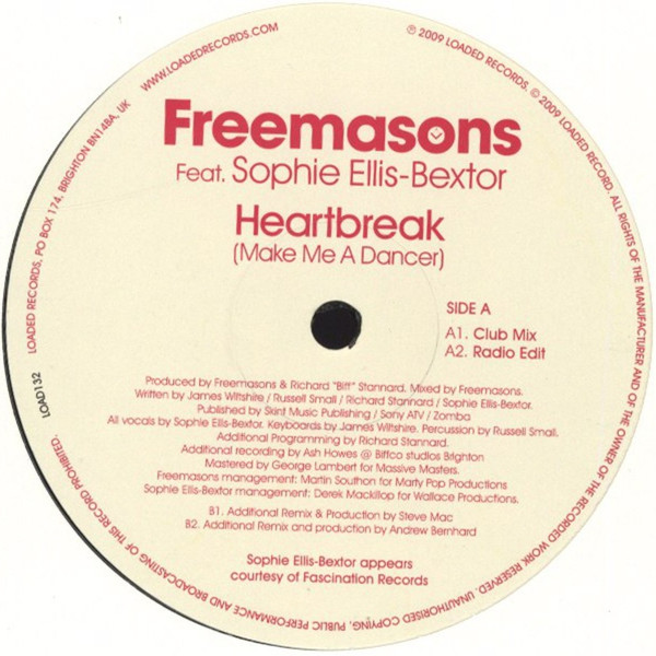Freemasons Feat. Sophie Ellis Bextor - Heartbreak (Make Me A Dancer)