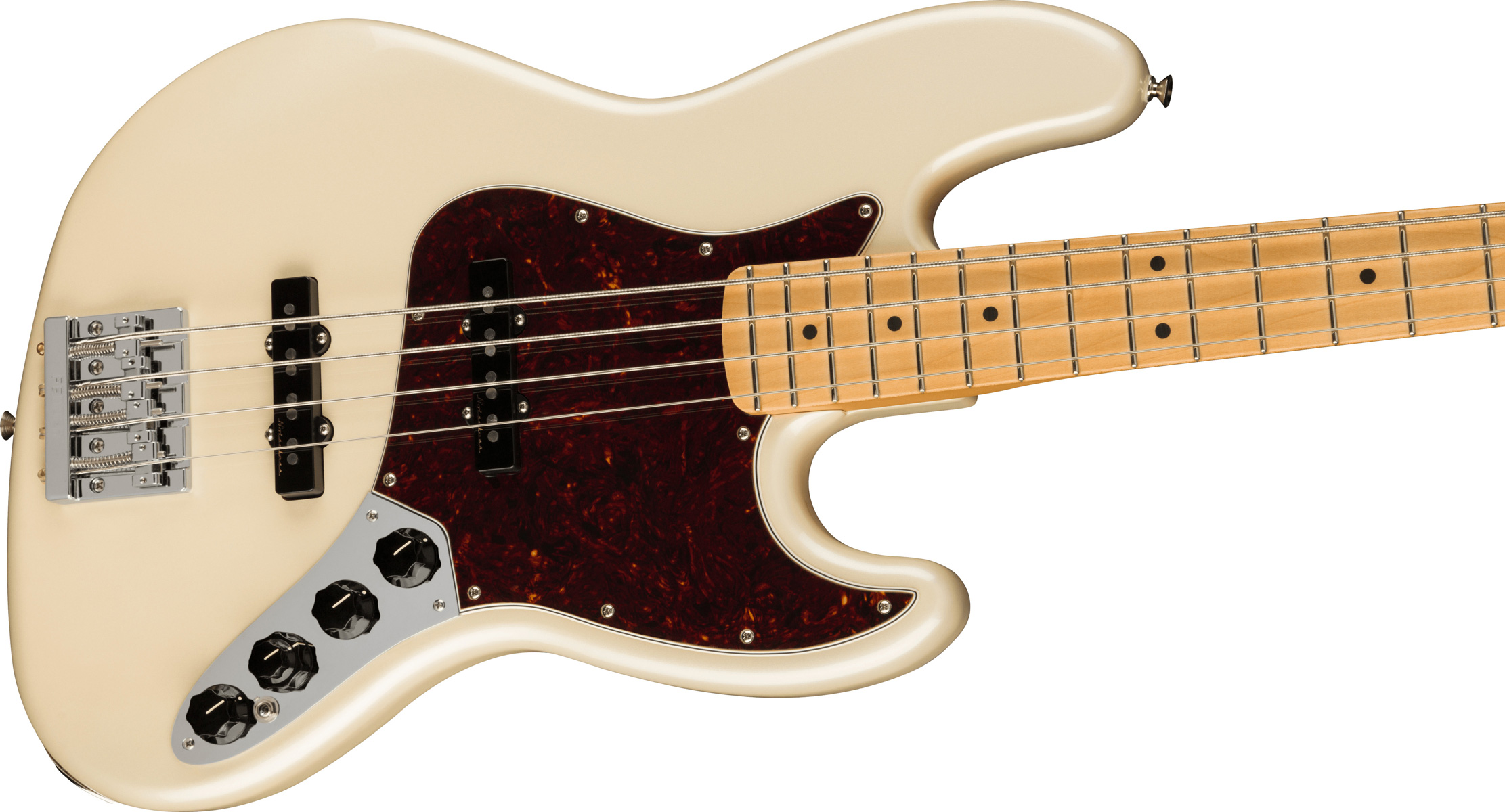 Fender Player Plus Active Jazz Bass MN Olympic Pearl по цене 188 000 ₽