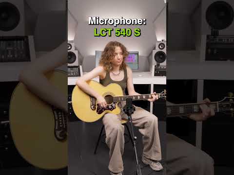 Do you record acoustic guitar using a pickup or a microphone? 