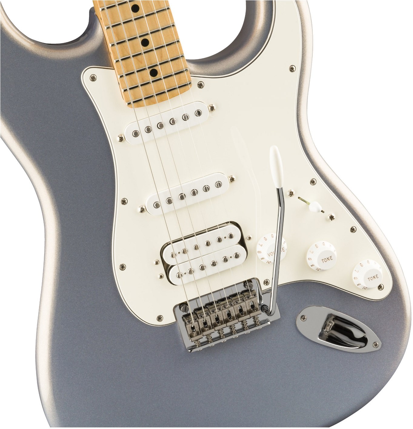 Fender Player Stratocaster HSS MN Silver по цене 109 000 ₽