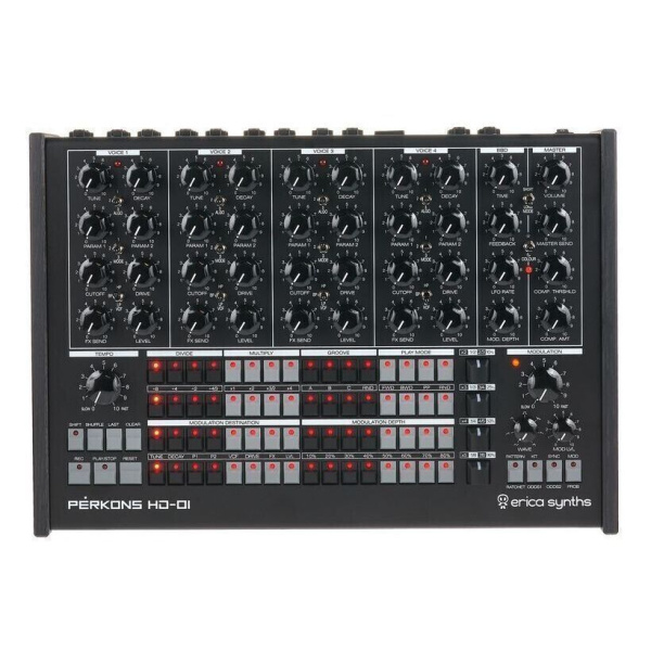 Erica Synths Perkons HD-01 Black по цене 258 720.00 ₽
