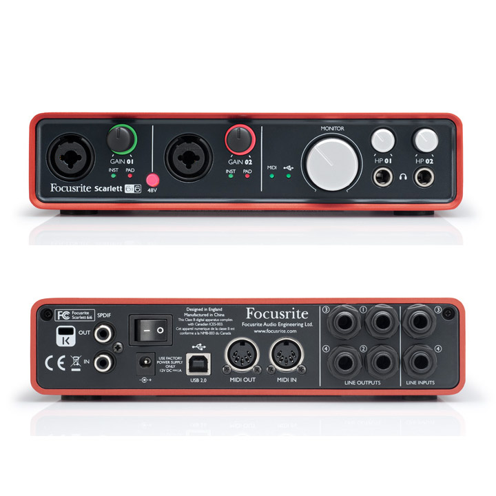 Звуковая карта focusrite scarlett 8i6