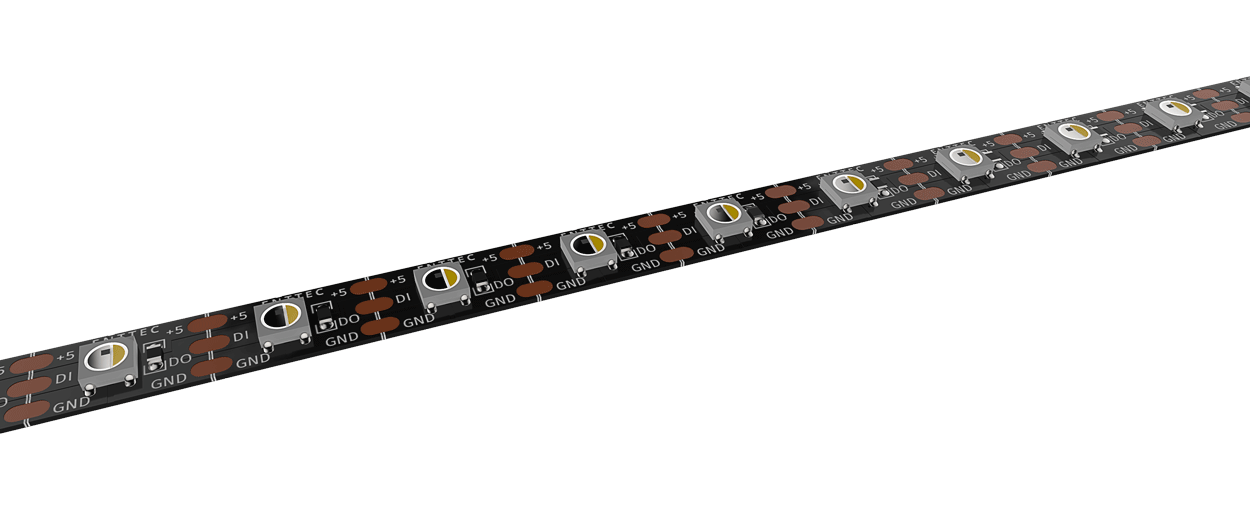 EntTec Pixel Strip 5V RGBW Black PCB Pixel Tape - 60 Leds Per Metre - 4M Reel по цене 13 680 ₽