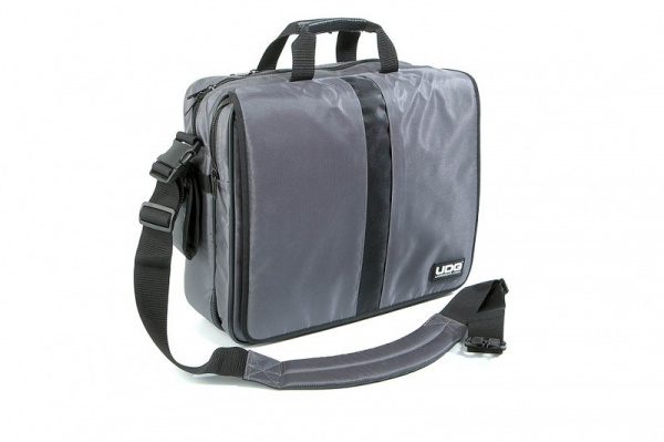 UDG Ultimate CourierBag DeLuxe 17" Steel Grey, Orange Inside