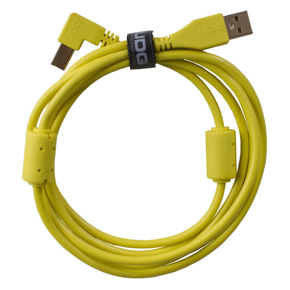 UDG Ultimate Audio Cable USB 2.0 A-B Yellow Angled 1m по цене 900 ₽