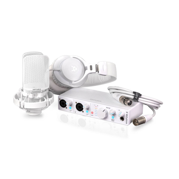 Arturia MiniFuse Recording Pack White по цене 46 250 ₽