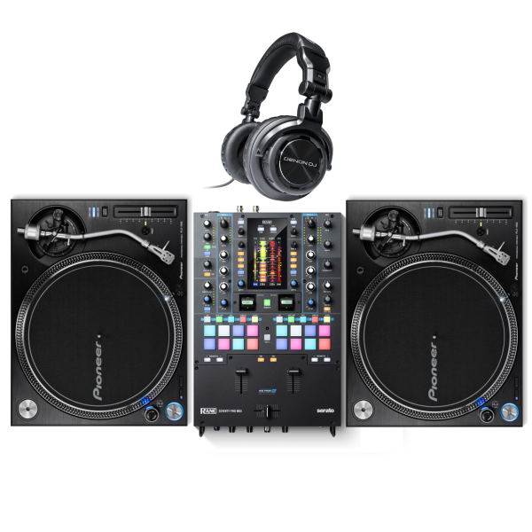 Комплект Pioneer PLX-1000 х2 + Denon DJ HP1100 + Rane Seventy-Two MK2 по цене 470 390 ₽