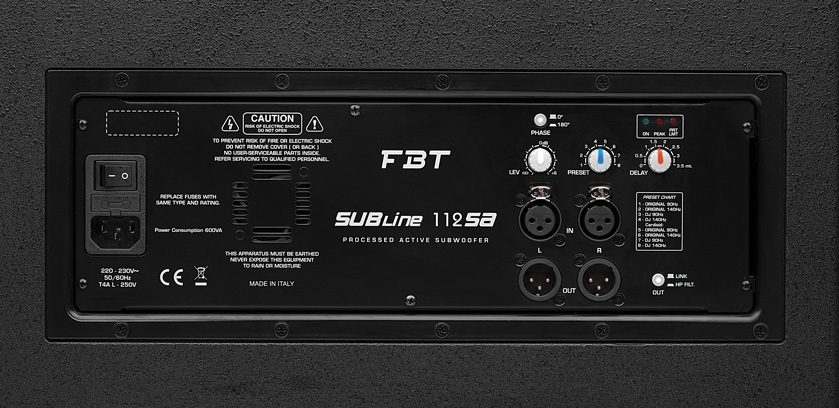 FBT SUBLINE 112SA по цене 143 988.00 ₽