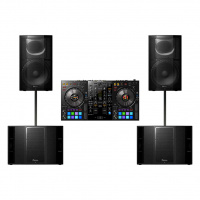 Комплект Pioneer XPRS-215S (2 шт) + Pioneer XPRS-15 (2 шт) + Pioneer DDJ-800