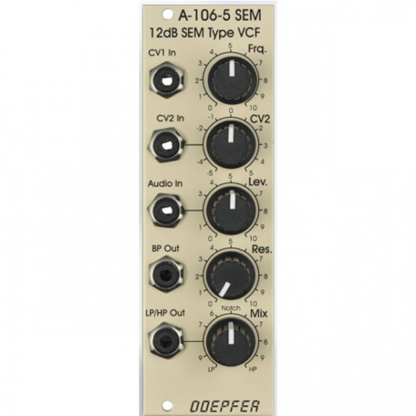 Doepfer A-106-5 12dB SEM Filter Special Edition Сreme по цене 8 700 ₽