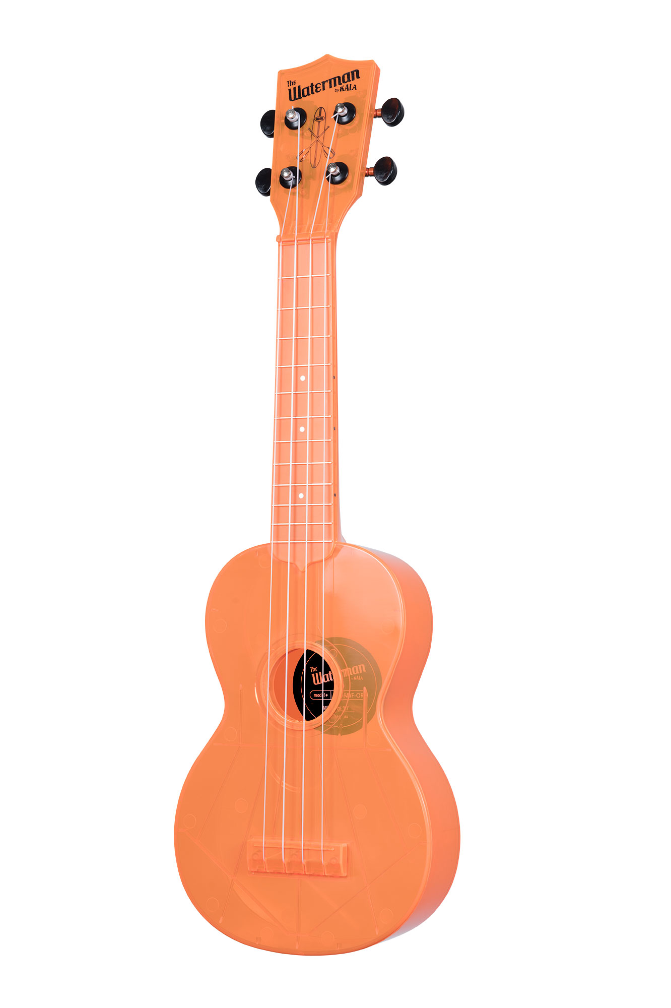 Waterman by Kala KA-SWF-OR Fluorescent Orange Soprano Ukulele по цене 2 829 ₽