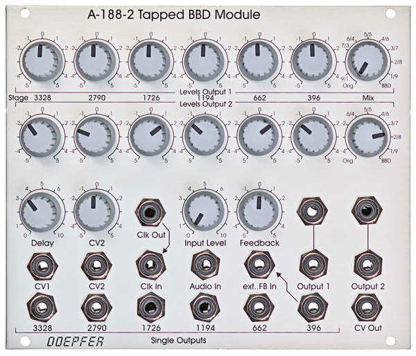 Doepfer A-188-2 Tapped BBD Module по цене 27 600 ₽