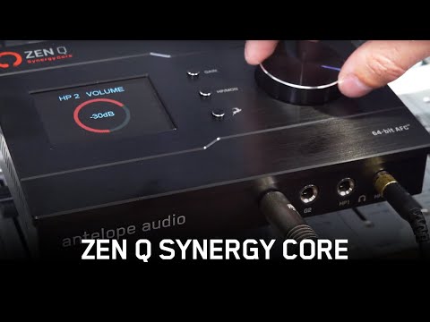 Zen Q Synergy Core |  Bus-Powered Thunderbolt Audio Interface | Product Overview