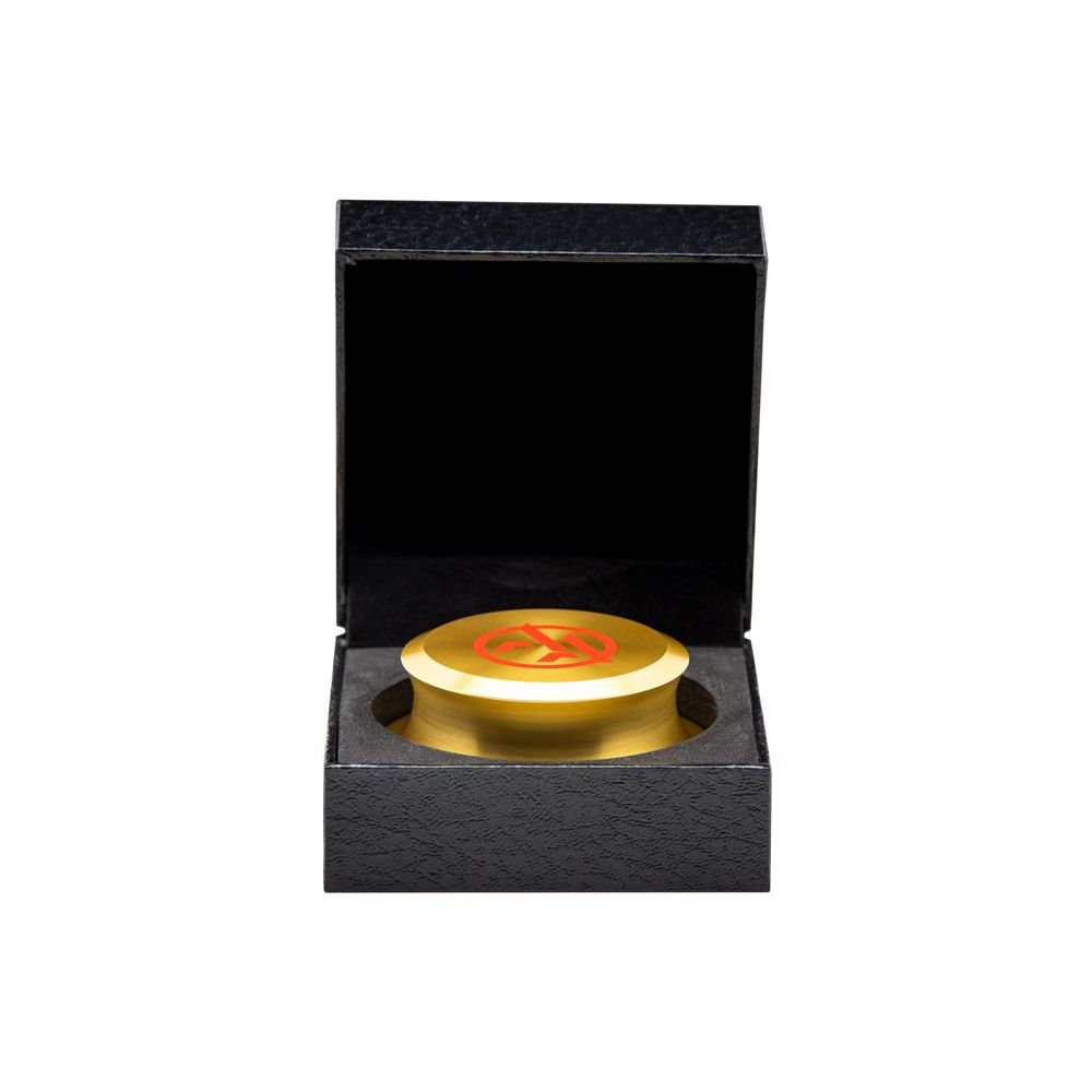 Audio Anatomy Алюминиевый прижим для пластинок (416 гр), Gold по цене 5 100.00 ₽