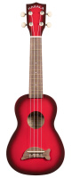 Kala MK-SD/RDBURST Makala Red Burst Dolphin Ukulele