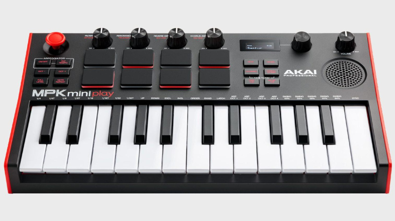AKAI Professional | MPK mini Play MK3 — обновленный портативный USB-контроллер с клавишами со встроенными звуками и динамиком