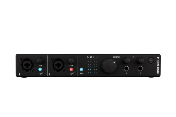 Arturia MiniFuse 4 Black по цене 26 500 ₽