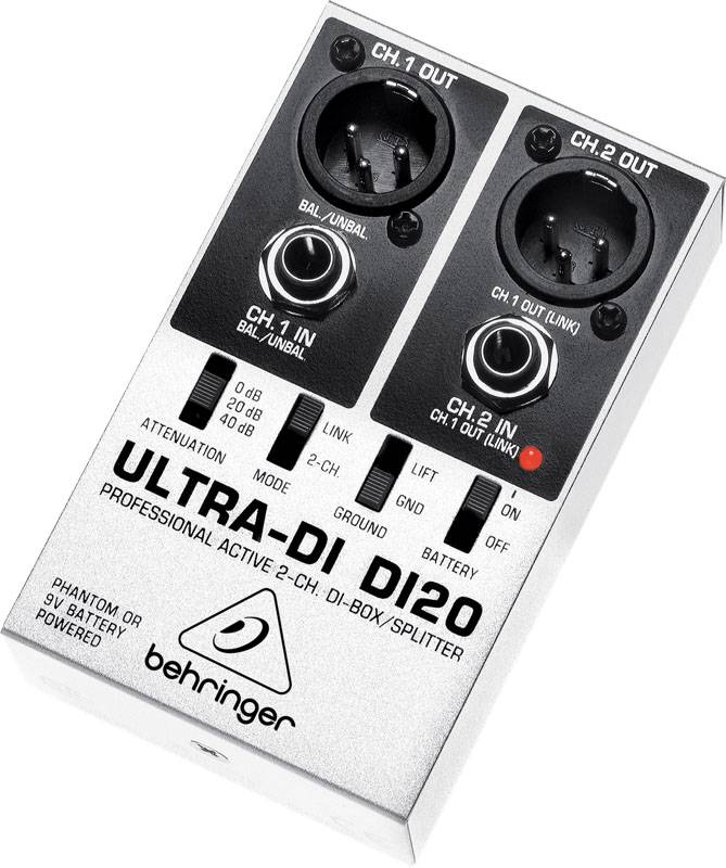 Behringer ULTRA-DI DI20 по цене 2 850 ₽