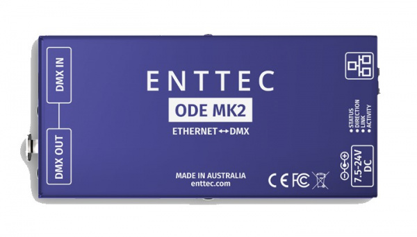 Enttec ODE mk2 (Open DMX Ethernet) по цене 31 620 ₽